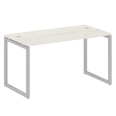 Metal System Quattro 4x4 40БО.СП-3 (Дуб наварра/Серый) Стол письменный на О-образном м/к
