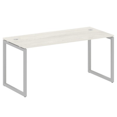 Metal System Quattro 4x4 40БО.СП-4 (Дуб наварра/Серый) Стол письменный на О-образном м/к