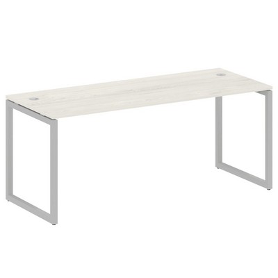 Metal System Quattro 4x4 40БО.СП-5 (Дуб наварра/Серый) Стол письменный на О-образном м/к