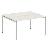 Metal System Quattro 4x4 40БП.ПРГ-1.3 (Дуб наварра/Серый) Переговорный стол, 1 столешница на П-образном м/к