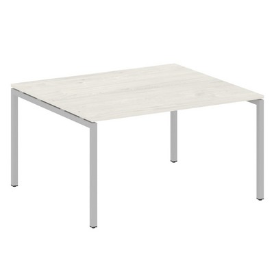 Metal System Quattro 4x4 40БП.ПРГ-1.3 (Дуб наварра/Серый) Переговорный стол, 1 столешница на П-образном м/к