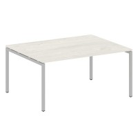 Metal System Quattro 4x4 40БП.ПРГ-1.4 (Дуб наварра/Серый) Переговорный стол, 1 столешница на П-образном м/к