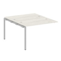 Metal System Quattro 4x4 40БП.ПРС-СП-2.2 (Дуб наварра/Серый) Проходной наборный элемент рабочей станции на П-образном м/к