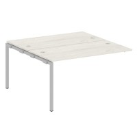 Metal System Quattro 4x4 40БП.ПРС-СП-2.3 (Дуб наварра/Серый) Проходной наборный элемент рабочей станции на П-образном м/к