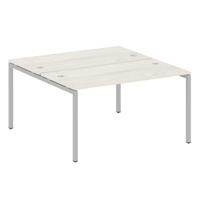 Metal System Quattro 4x4 40БП.РАС-СП-2.3 (Дуб наварра/Серый) Рабочая станция на П-образном м/к