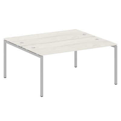 Metal System Quattro 4x4 40БП.РАС-СП-2.4 (Дуб наварра/Серый) Рабочая станция на П-образном м/к