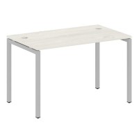 Metal System Quattro 4x4 40БП.СП-2 (Дуб наварра/Серый) Стол письменный на П-образном м/к