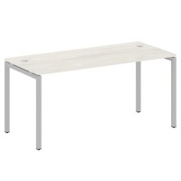 Metal System Quattro 4x4 40БП.СП-4 (Дуб наварра/Серый) Стол письменный на П-образном м/к