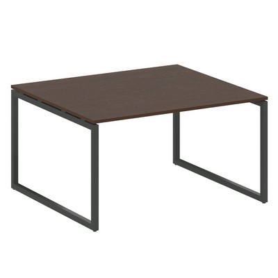 Metal System Quattro 4x4 40БО.ПРГ-1.3 (Венге цаво/Антрацит) Переговорный стол, 1 столешница на О-образном м/к