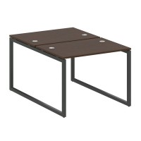 Metal System Quattro 4x4 40БО.РАС-СП-2.1 (Венге цаво/Черный) Рабочая станция на О-образном м/к