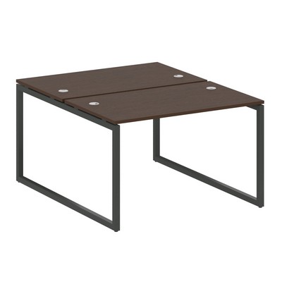 Metal System Quattro 4x4 40БО.РАС-СП-2.2 (Венге цаво/Антрацит) Рабочая станция на О-образном м/к