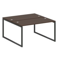 Metal System Quattro 4x4 40БО.РАС-СП-2.3 (Венге цаво/Черный) Рабочая станция на О-образном м/к