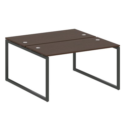 Metal System Quattro 4x4 40БО.РАС-СП-2.3 (Венге цаво/Антрацит) Рабочая станция на О-образном м/к