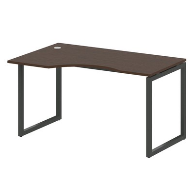 Metal System Quattro 4x4 40БО.СА-2 Л (Венге цаво/Антрацит) Стол криволинейный левый на О-образном м/к