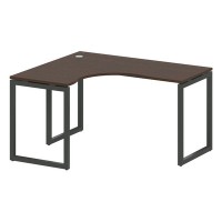 Metal System Quattro 4x4 40БО.СА-3 Л (Венге цаво/Антрацит) Стол криволинейный левый на О-образном м/к