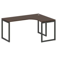 Metal System Quattro 4x4 40БО.СА-4 Пр (Венге цаво/Антрацит) Стол криволинейный правый на О-образном м/к