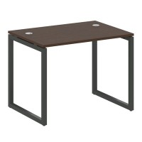 Metal System Quattro 4x4 40БО.СП-1 (Венге цаво/Антрацит) Стол письменный на О-образном м/к