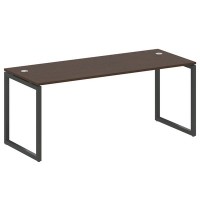 Metal System Quattro 4x4 40БО.СП-5 (Венге цаво/Антрацит) Стол письменный на О-образном м/к