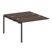 Metal System Quattro 4x4 40БП.ПРС-СП-2.2 (Венге цаво/Антрацит) Проходной наборный элемент рабочей станции на П-образном м/к