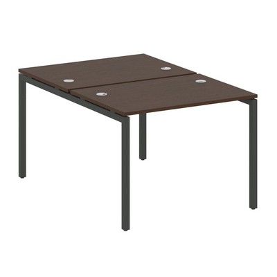 Metal System Quattro 4x4 40БП.РАС-СП-2.1 (Венге цаво/Антрацит) Рабочая станция на П-образном м/к