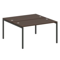 Metal System Quattro 4x4 40БП.РАС-СП-2.3 (Венге цаво/Черный) Рабочая станция на П-образном м/к