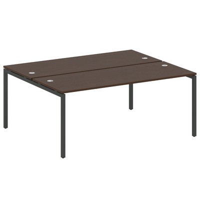 Metal System Quattro 4x4 40БП.РАС-СП-2.5 (Венге цаво/Антрацит) Рабочая станция на П-образном м/к