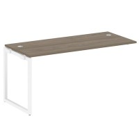 Metal System Quattro 4x4 40БО.ПРС-СП-1.4 (Венге цаво/Белый) Проходной наборный элемент рабочей станции на О-образном м/к