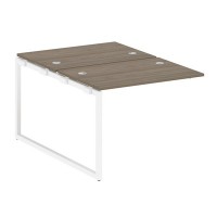 Metal System Quattro 4x4 40БО.ПРС-СП-2.1 (Венге цаво/Белый) Проходной наборный элемент рабочей станции на О-образном м/к