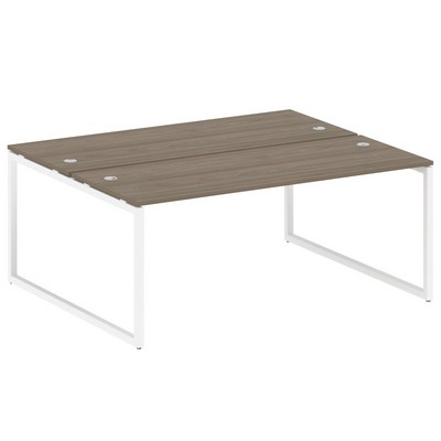 Metal System Quattro 4x4 40БО.РАС-СП-2.5 (Венге цаво/Белый) Рабочая станция на О-образном м/к