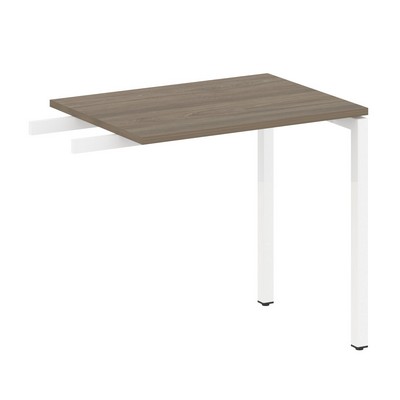 Metal System Quattro 4x4 40БП.ПР-2 (Венге цаво/Белый) Приставной элемент на П-образном м/к