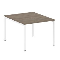 Metal System Quattro 4x4 40БП.ПРГ-1.1 (Венге цаво/Белый) Переговорный стол, 1 столешница на П-образном м/к