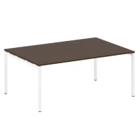 40БП.ПРГ-1.5 (Венге цаво/Белый) Переговорный стол, 1 столешница на П-образном м/к