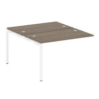 Metal System Quattro 4x4 40БП.ПРС-СП-2.2 (Венге цаво/Белый) Проходной наборный элемент рабочей станции на П-образном м/к