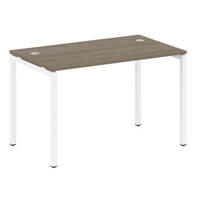 Metal System Quattro 4x4 40БП.СП-2 (Венге цаво/Белый) Стол письменный на П-образном м/к