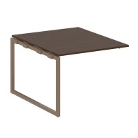 Metal System Quattro 4x4 40БО.ППРГ-1 (Венге цаво/Мокко) Проходной наборный элемент переговорного стола на О-образном м/к