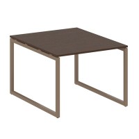 Metal System Quattro 4x4 40БО.ПРГ-1.1 (Венге цаво/Мокко) Переговорный стол, 1 столешница на О-образном м/к