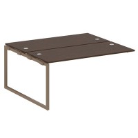 Metal System Quattro 4x4 40БО.ПРС-СП-2.4 (Венге цаво/Мокко) Проходной наборный элемент рабочей станции на О-образном м/к