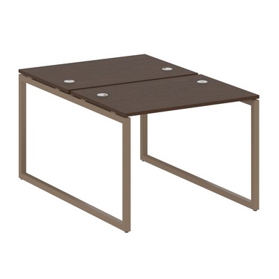 Metal System Quattro 4x4 40БО.РАС-СП-2.1 (Венге цаво/Мокко) Рабочая станция на О-образном м/к