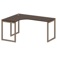 Metal System Quattro 4x4 40БО.СА-4 Л (Венге цаво/Мокко) Стол криволинейный левый на О-образном м/к