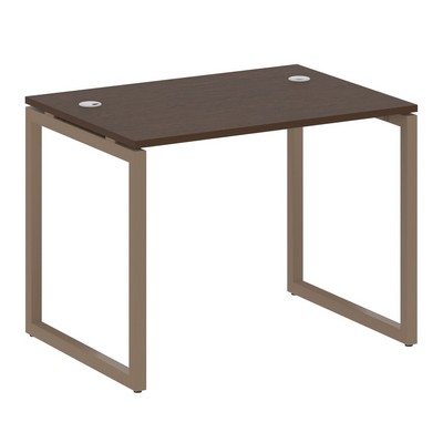 Metal System Quattro 4x4 40БО.СП-1 (Венге цаво/Мокко) Стол письменный на О-образном м/к