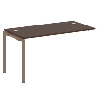 Metal System Quattro 4x4 40БП.ПРС-СП-1.3 (Венге цаво/Мокко) Проходной наборный элемент рабочей станции на П-образном м/к