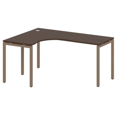 Metal System Quattro 4x4 40БП.СА-4 Л (Венге цаво/Мокко) Стол криволинейный левый на П-образном м/к