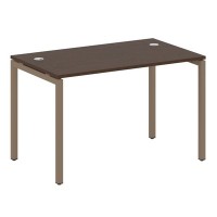 Metal System Quattro 4x4 40БП.СП-2 (Венге цаво/Мокко) Стол письменный на П-образном м/к