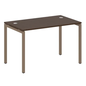 40БП.СП-2 (Венге цаво/Мокко) Стол письменный на П-образном м/к