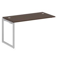 Metal System Quattro 4x4 40БО.ПРС-СП-1.3 (Венге цаво/Серый) Проходной наборный элемент рабочей станции на О-образном м/к