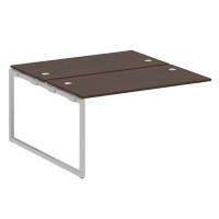 Metal System Quattro 4x4 40БО.ПРС-СП-2.3 (Венге цаво/Серый) Проходной наборный элемент рабочей станции на О-образном м/к