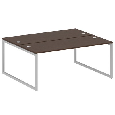 Metal System Quattro 4x4 40БО.РАС-СП-2.5 (Венге цаво/Серый) Рабочая станция на О-образном м/к