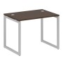Metal System Quattro 4x4 40БО.СП-1 (Венге цаво/Серый) Стол письменный на О-образном м/к