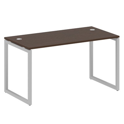 Metal System Quattro 4x4 40БО.СП-3 (Венге цаво/Серый) Стол письменный на О-образном м/к