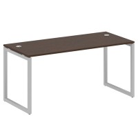 Metal System Quattro 4x4 40БО.СП-4 (Венге цаво/Серый) Стол письменный на О-образном м/к